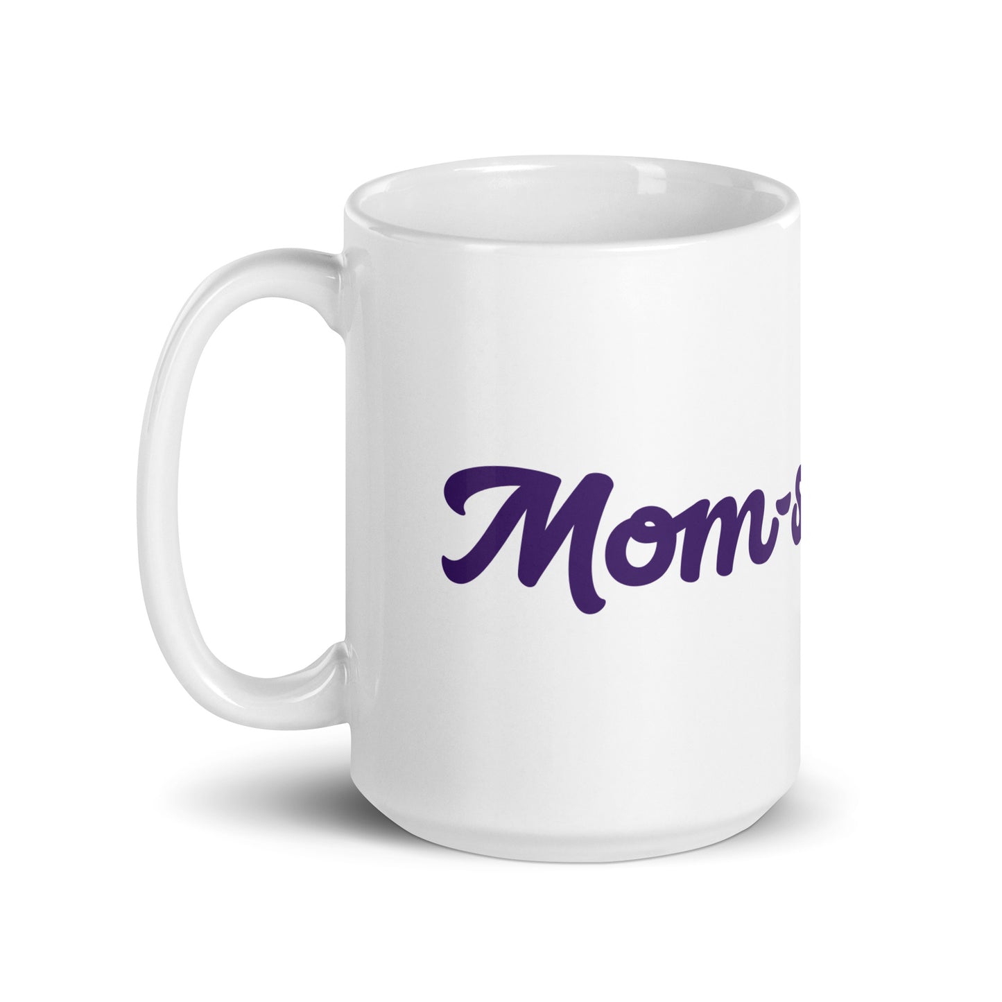 Mom-sational White/Purple Glossy Mug