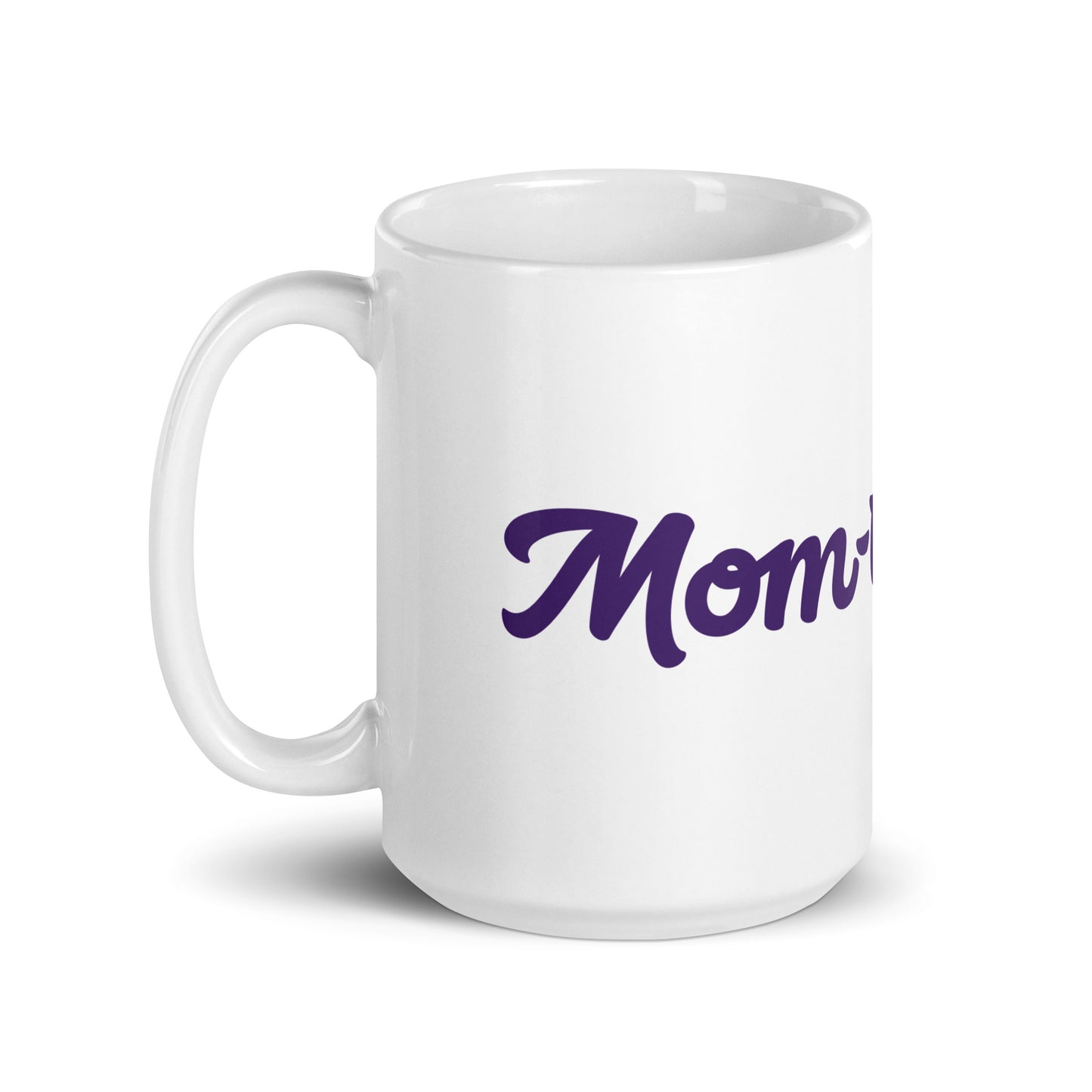 Mom-tacular White/Purple Glossy Mug