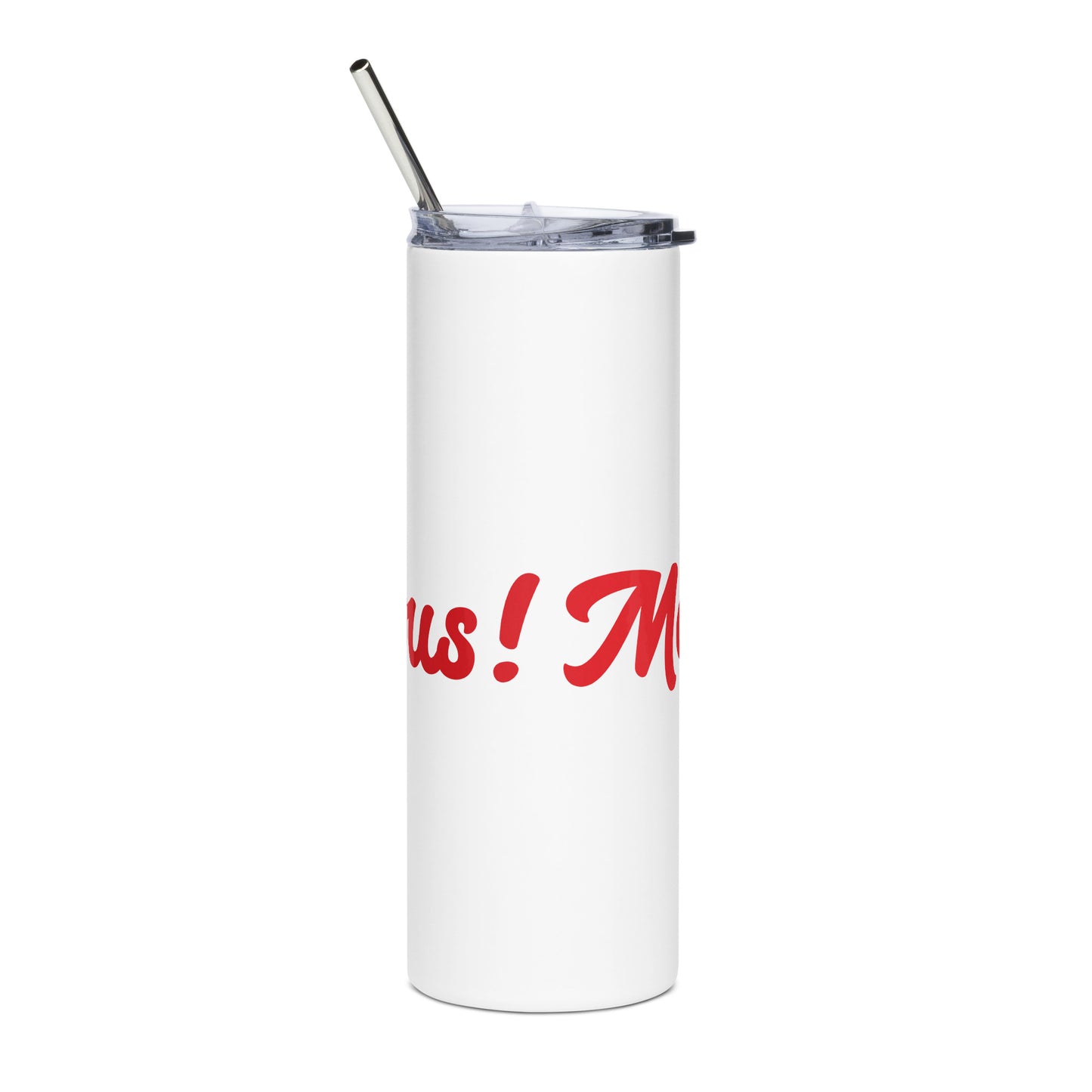 Mom-Velous White/Red Stainless Steel Tumbler