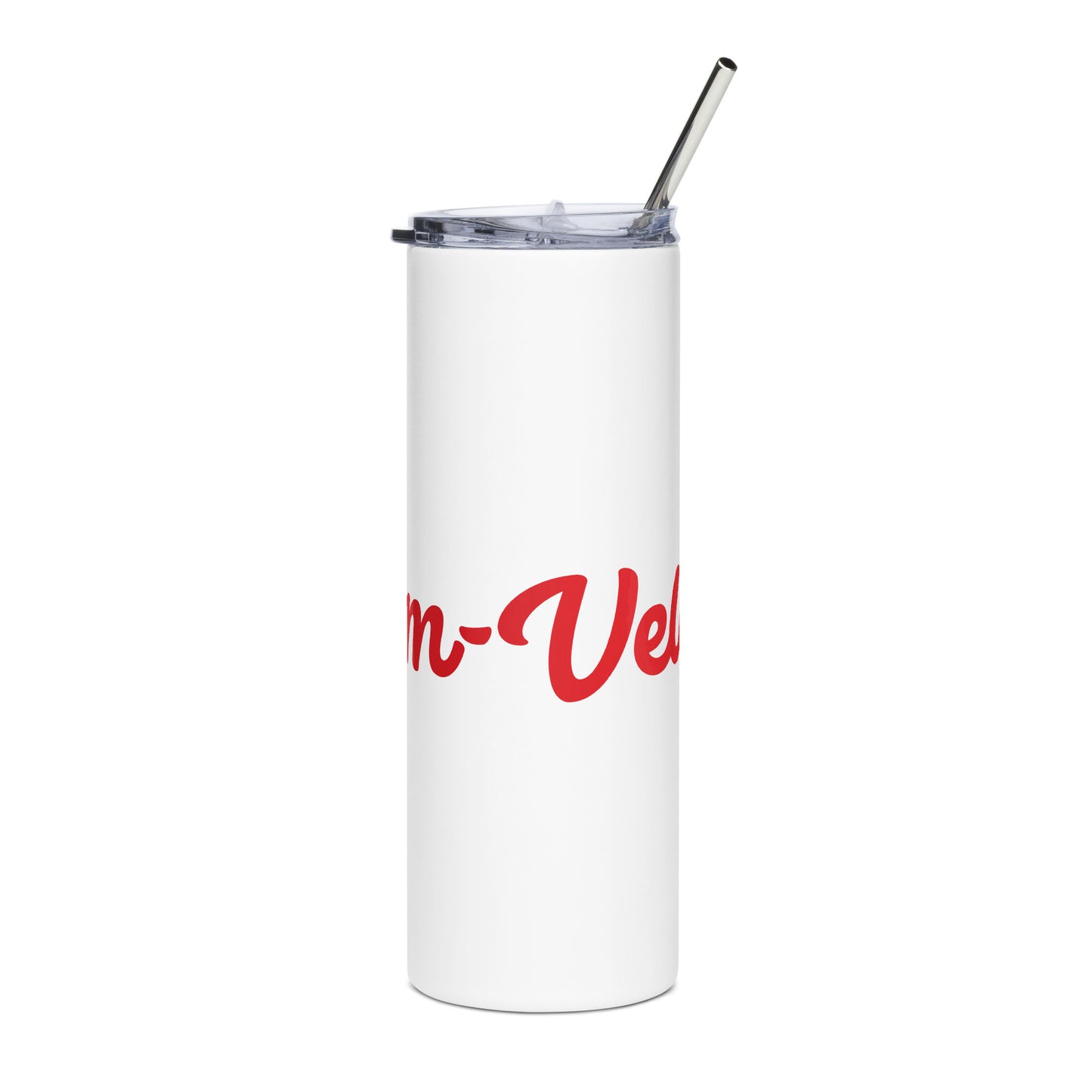 Mom-Velous White/Red Stainless Steel Tumbler