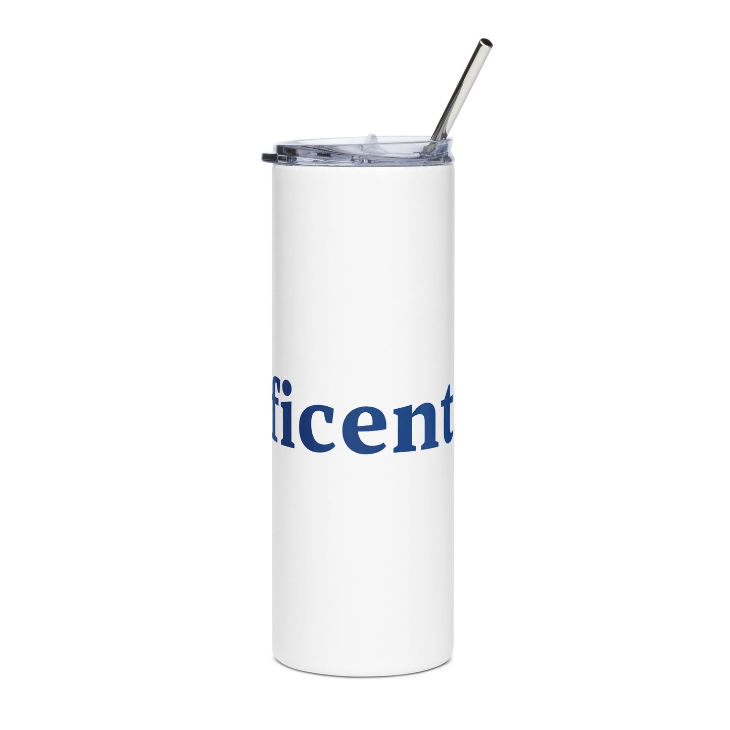 Dad-nificent White/Blue Stainless Steel Tumbler