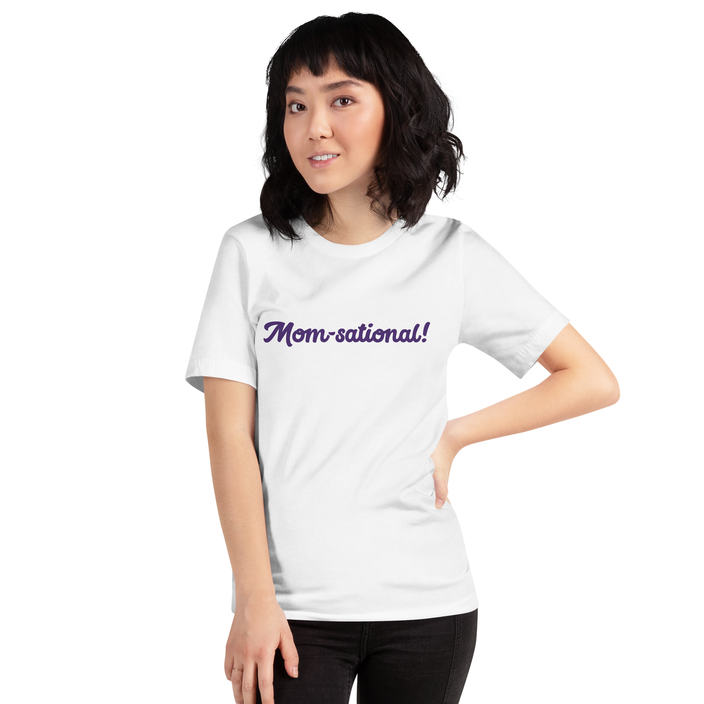 Mom-sational White/Purple T-Shirt