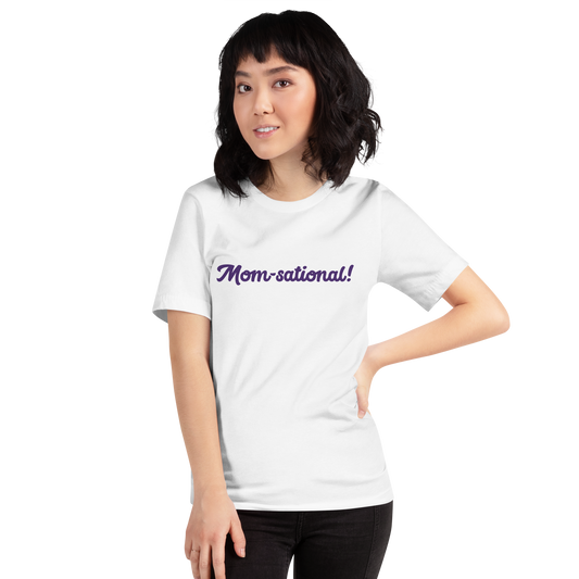 Mom-sational White/Purple T-Shirt