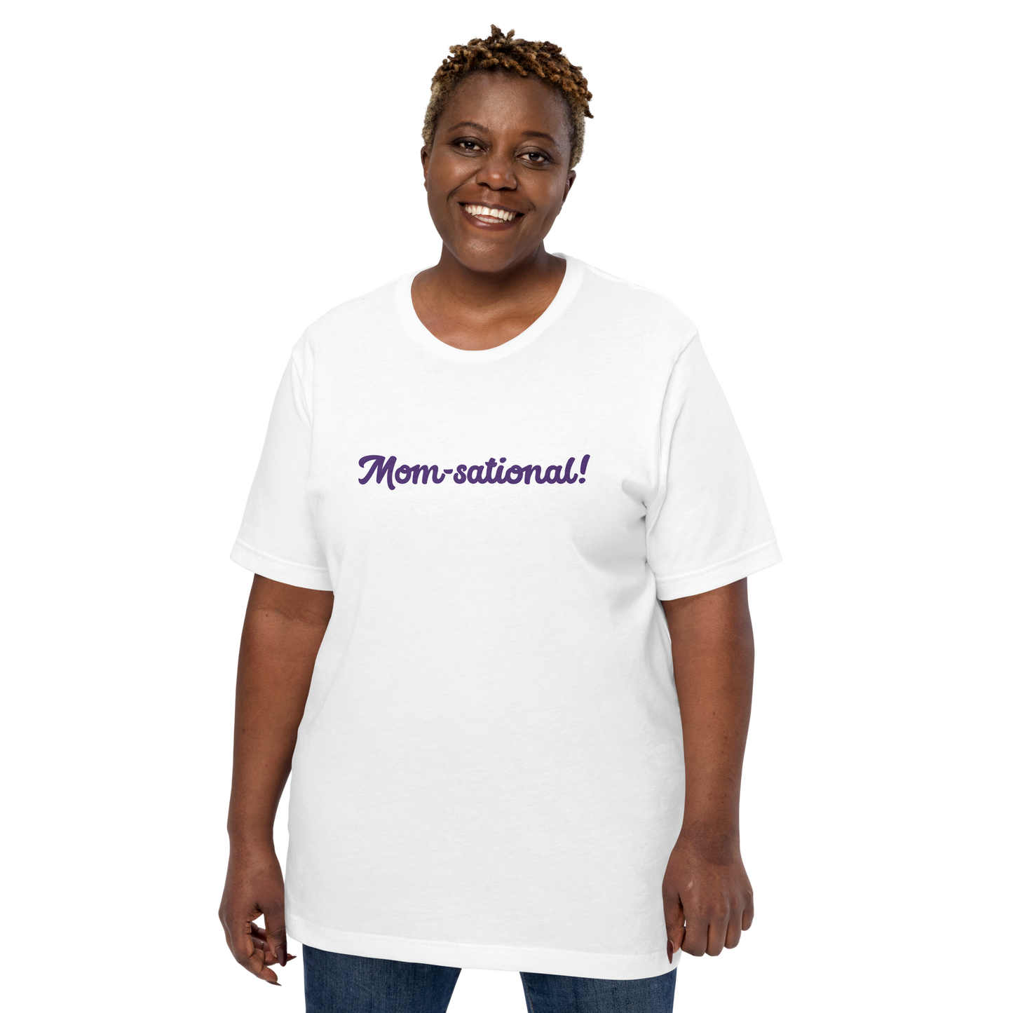 Mom-sational White/Purple T-Shirt