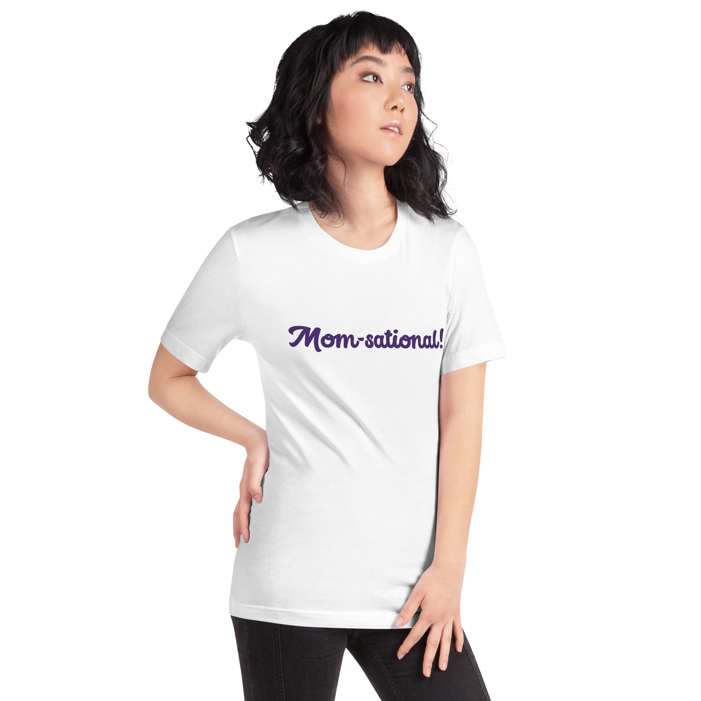 Mom-sational White/Purple T-Shirt