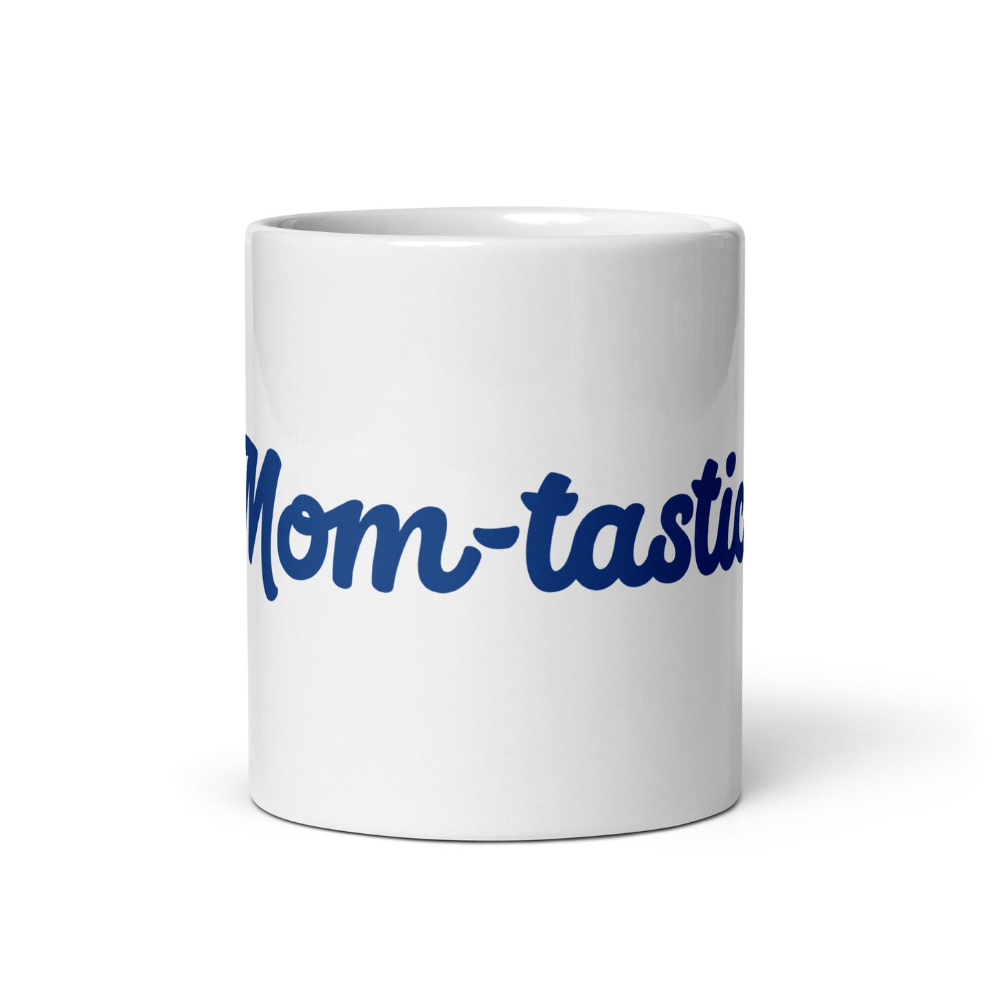 Mom-tastic White/Blue Glossy Mug