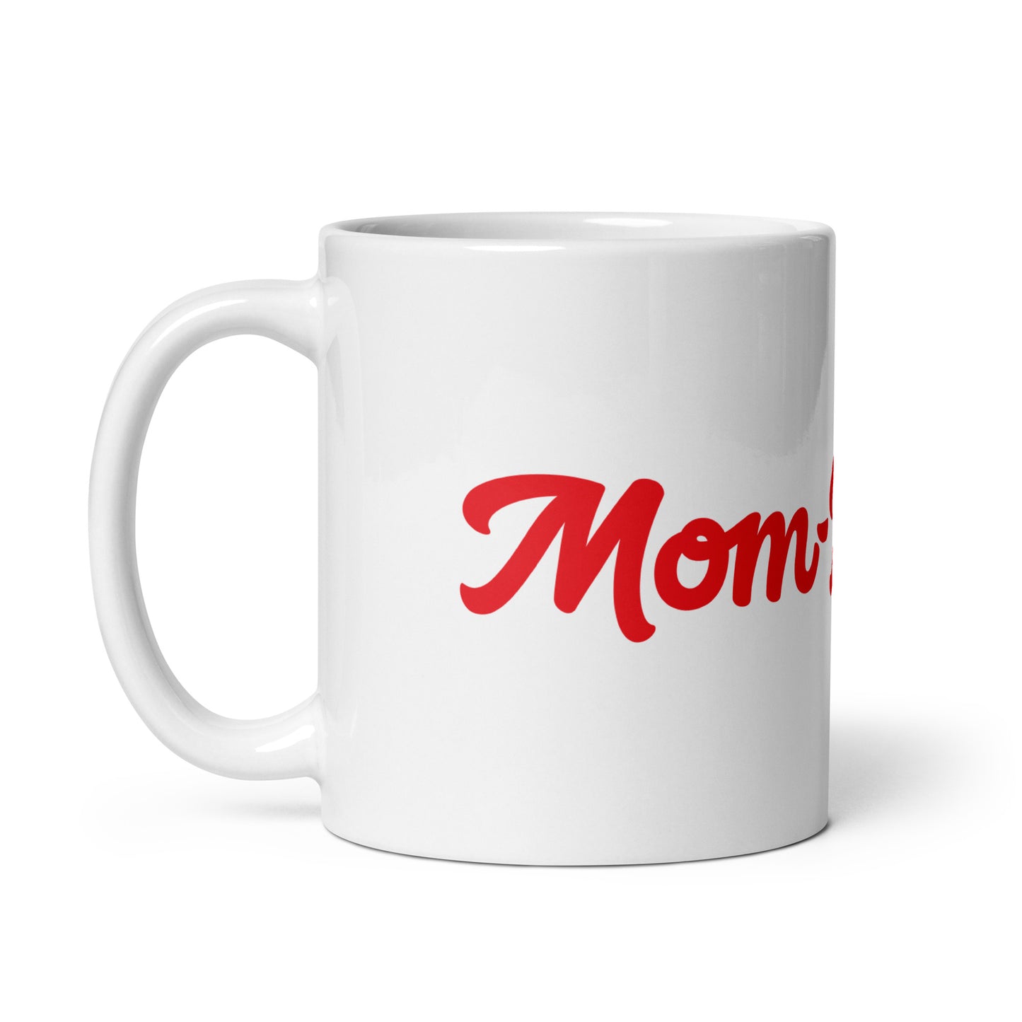 Mom-Bulous White/Red Glossy Mug
