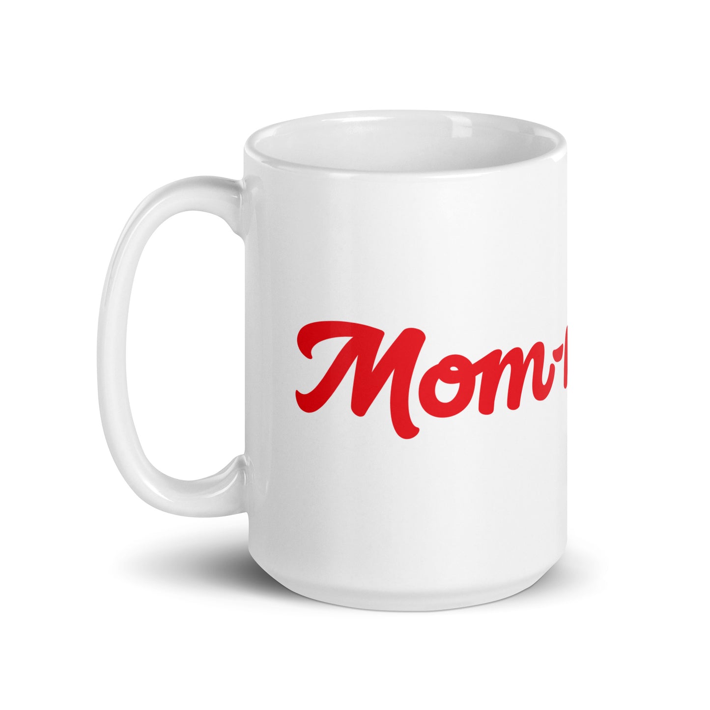 Mom-nificent White/Red Glossy Mug