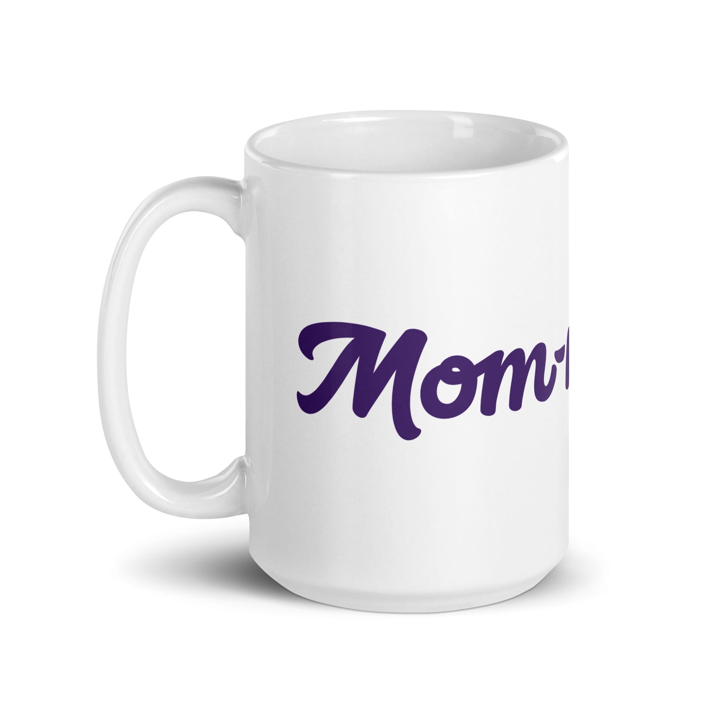 Mom-nificent White/Purple Glossy Mug