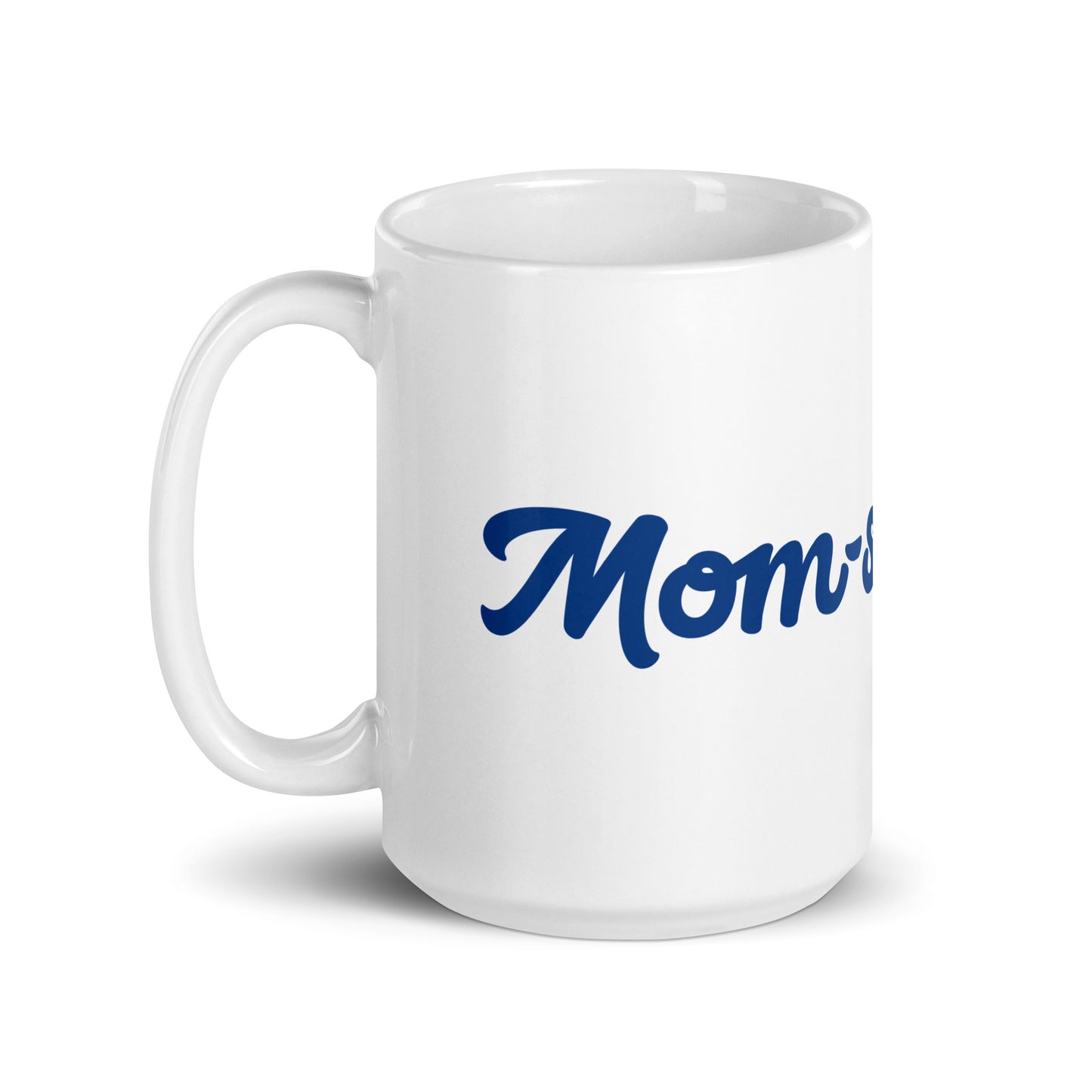 Mom-sational White/Blue Glossy Mug