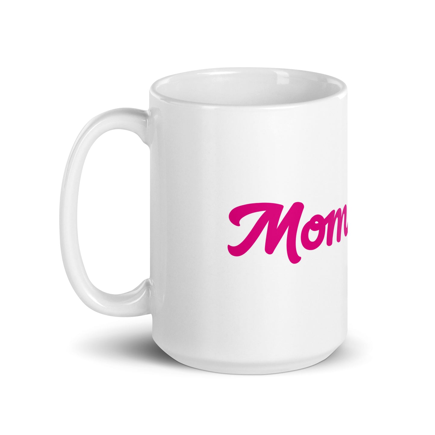 Mom-tastic White/Pink Glossy Mug