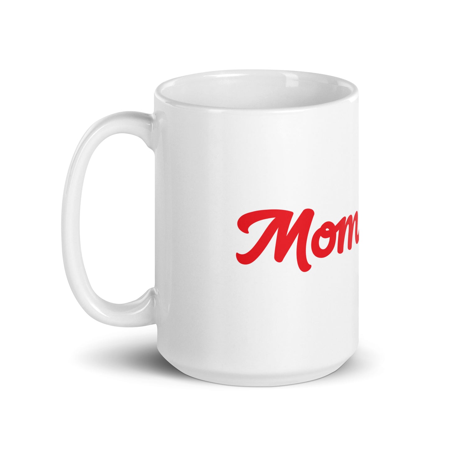Mom-tastic White/Red Glossy Mug