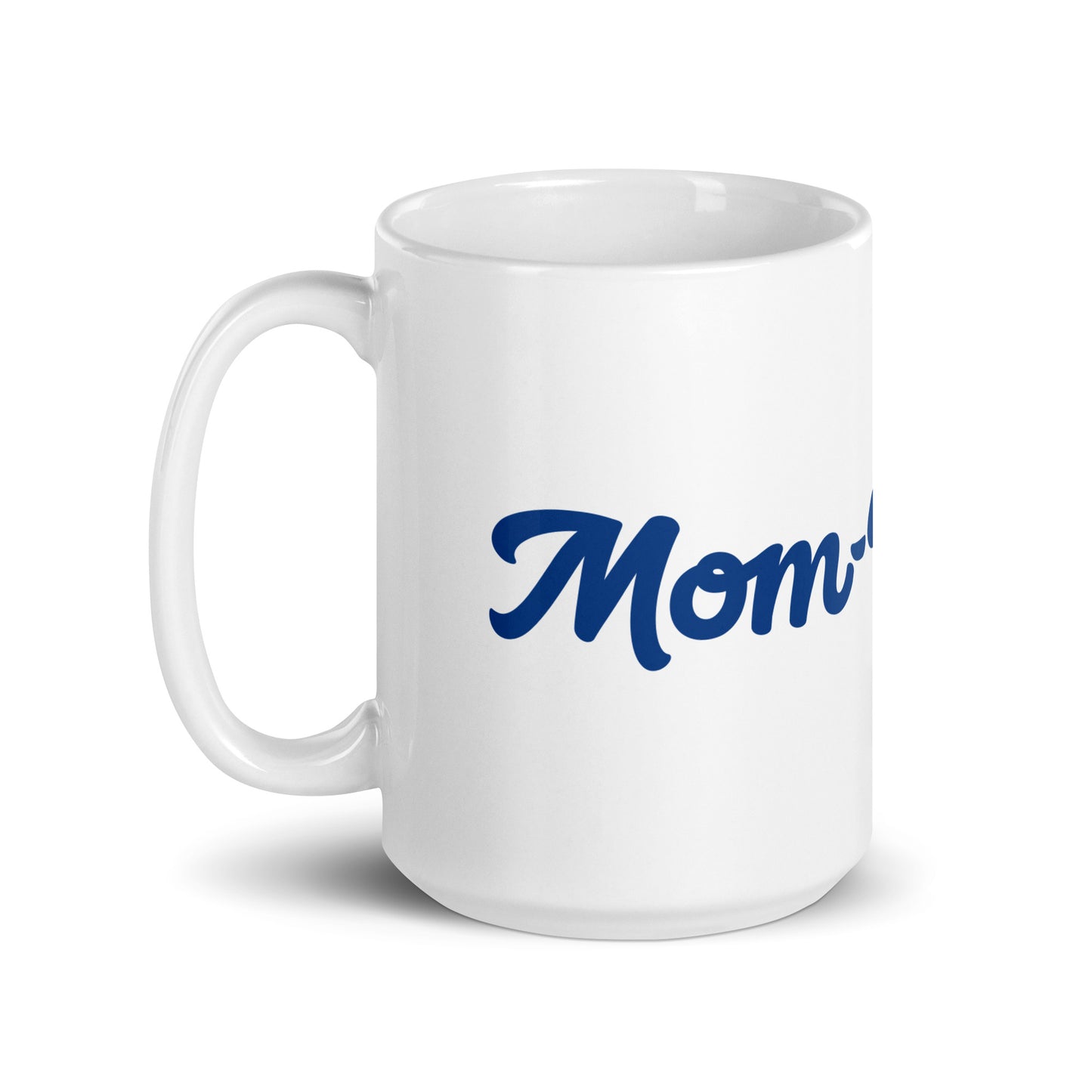 Mom-Velous White/Blue Glossy Mug