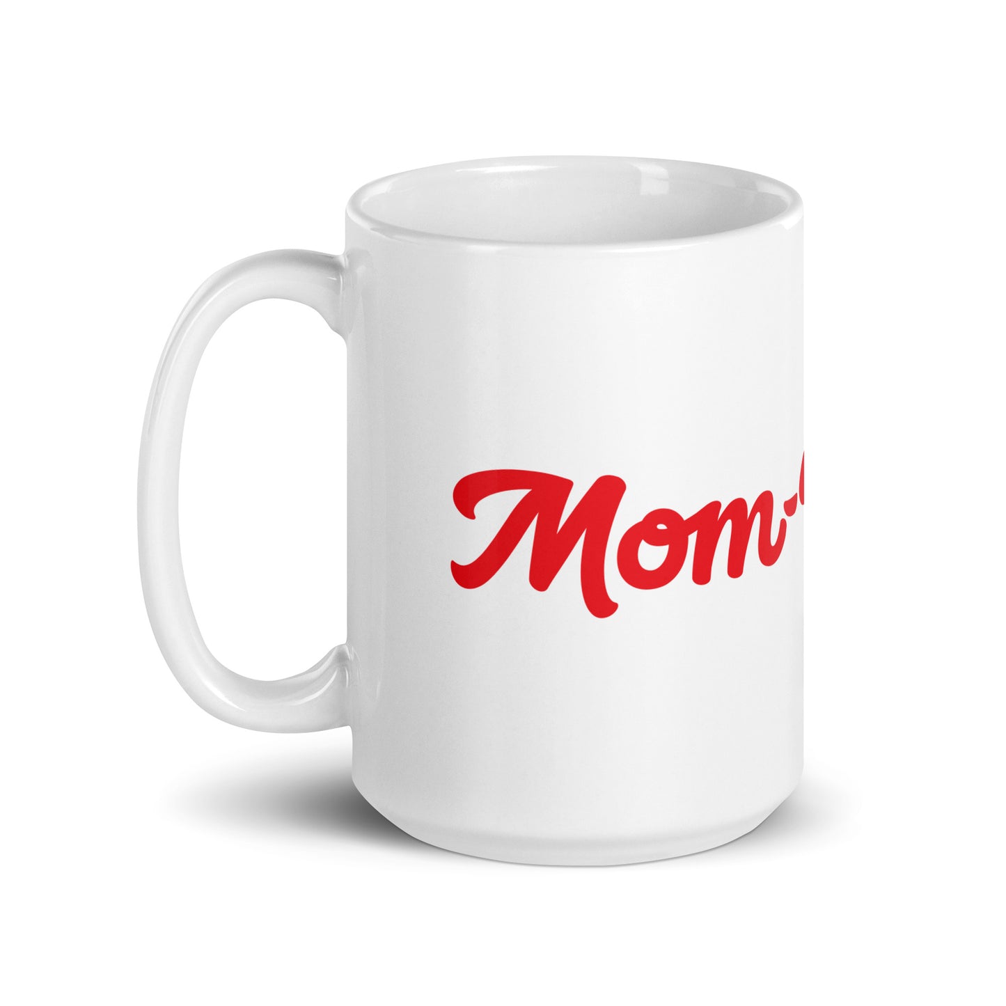 Mom-Velous White/Red Glossy Mug