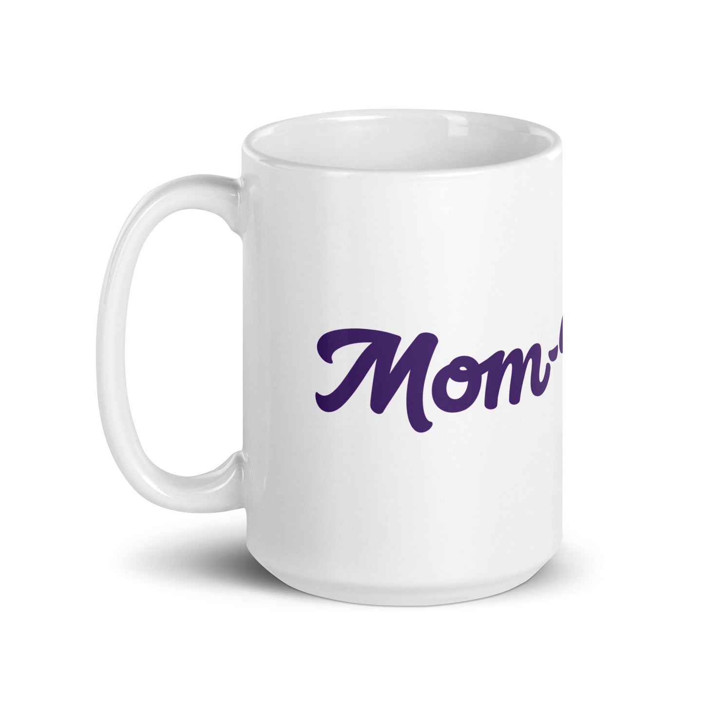 Mom-Velous White/Purple Glossy Mug