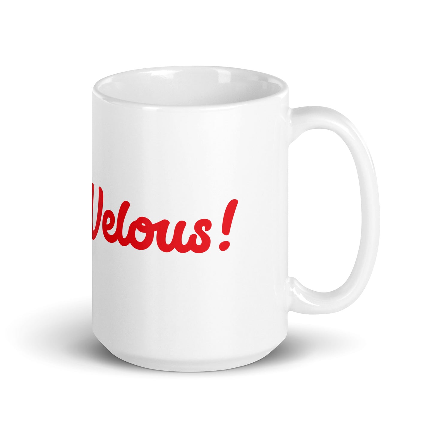 Mom-Velous White/Red Glossy Mug