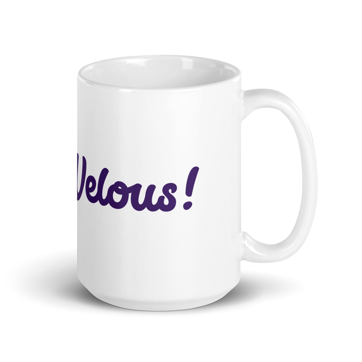 Mom-Velous White/Purple Glossy Mug